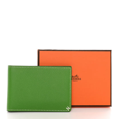 Hermes Evercolor Sellier Wallet Vert Yucca 8 of 8