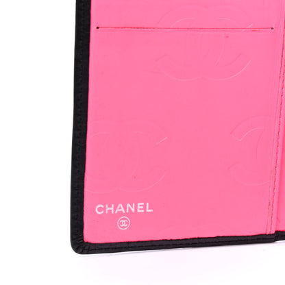 Chanel Calfskin Quilted Cambon Yen Wallet Black 10 of 25