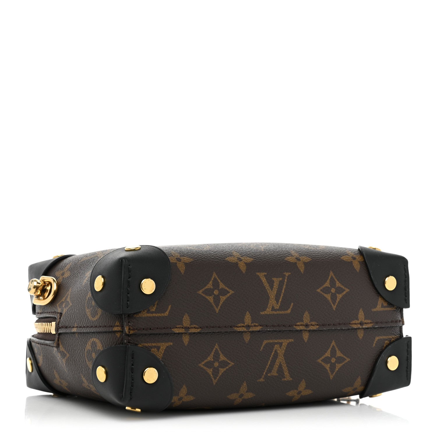 Louis Vuitton Monogram Petite Malle Souple Black 4 of 7