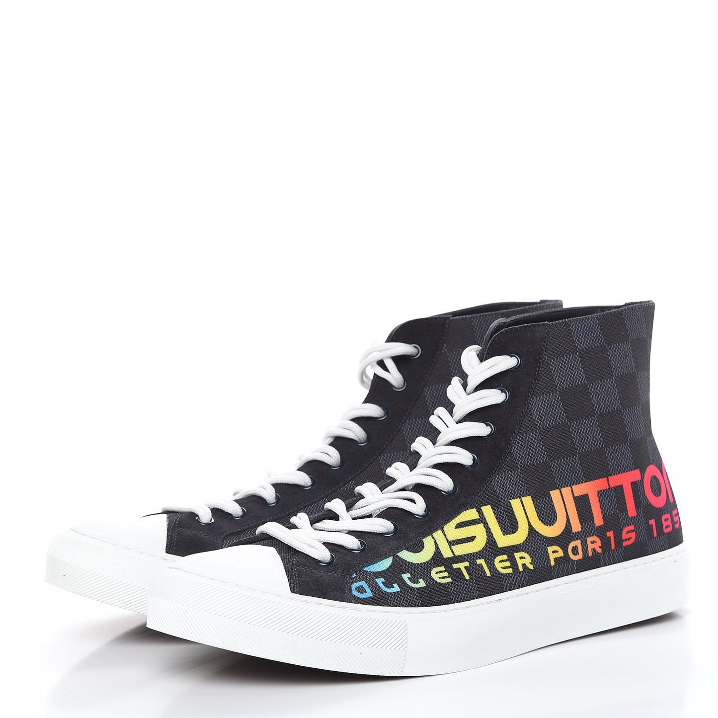 Damier Cobalt Tattoo Sneaker Boots 10