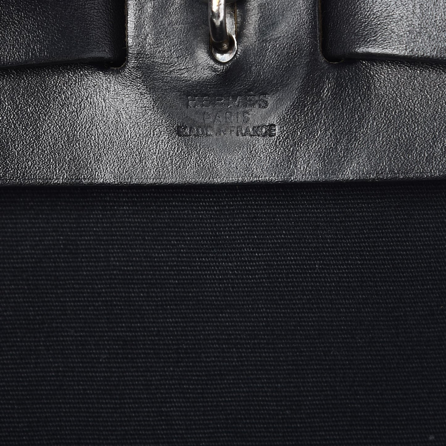 Toile Vache Calfskin Herbag 30 PM Backpack Black