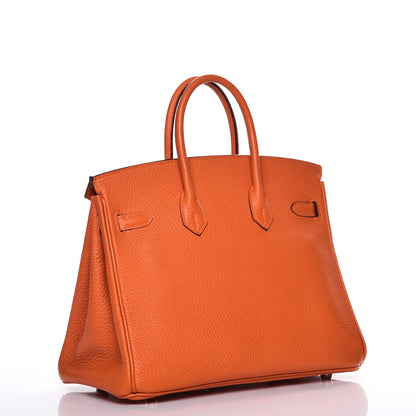 Hermes Togo Birkin 25 Orange 3 of 30