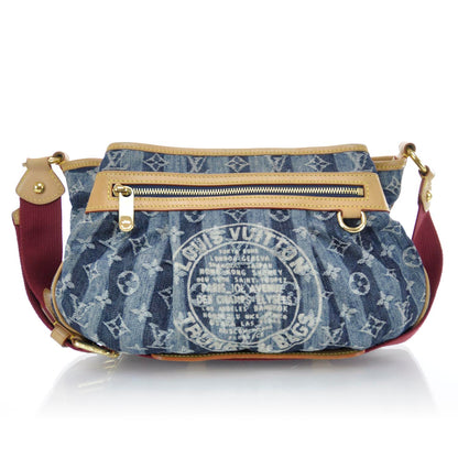 Louis Vuitton Denim Raye Porte Epaule MM 1 of 13