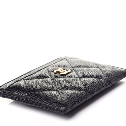 Chanel Caviar Quilted Card Holder Black 8 of 9