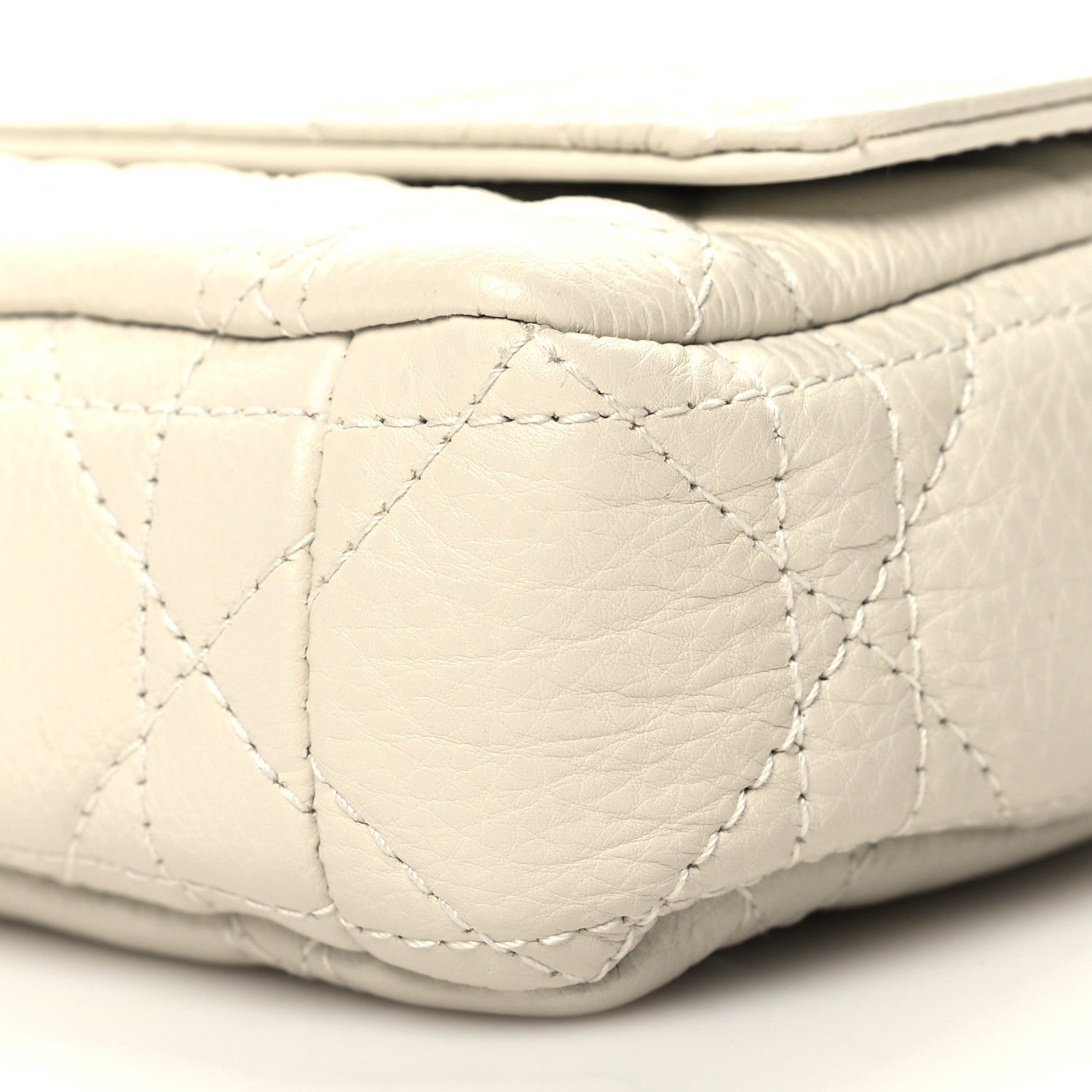 Christian Dior Supple Calfskin Cannage Caro Pouch with Chain Latte 11 of 11