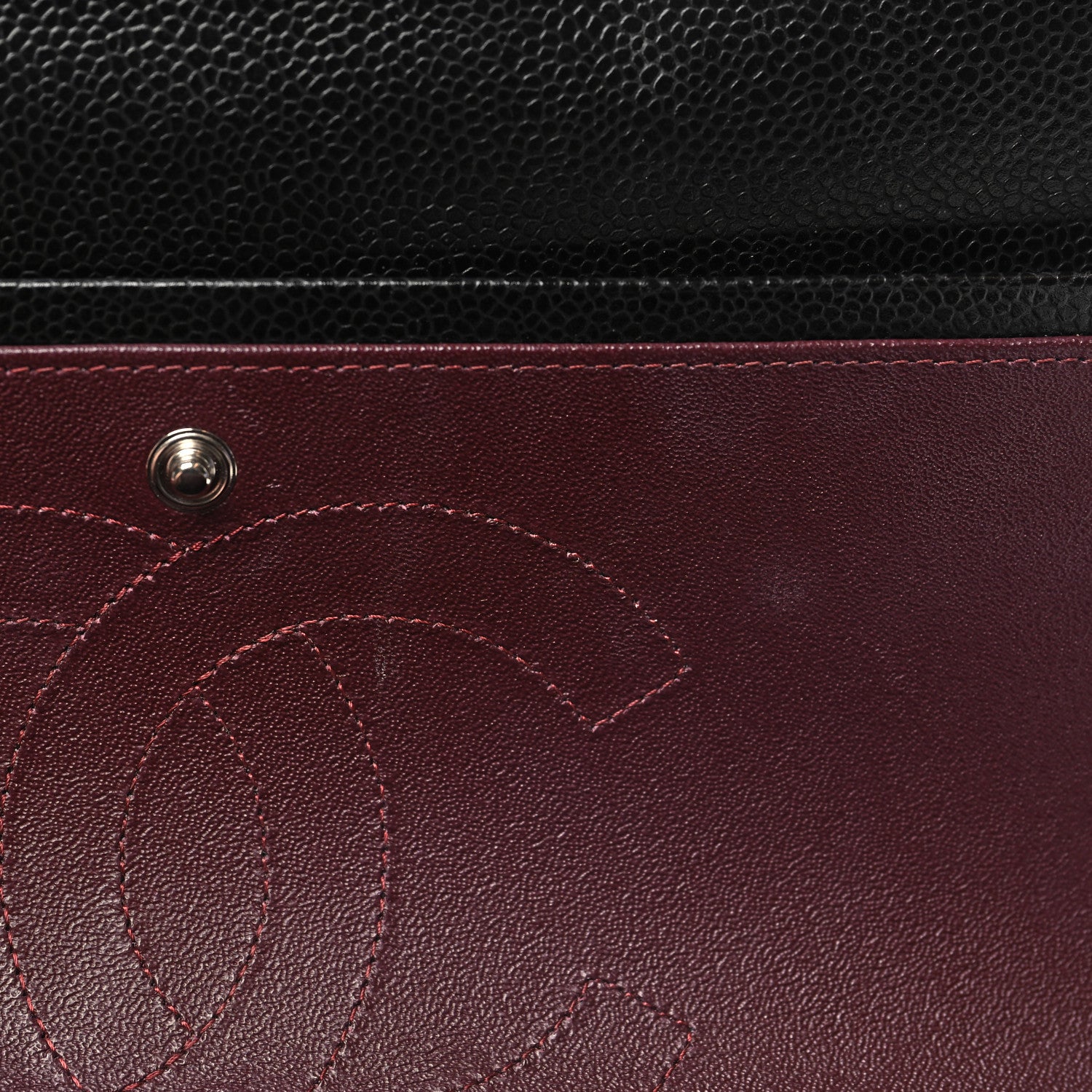 Chanel Caviar Quilted Jumbo Double Flap Black 11 of 12