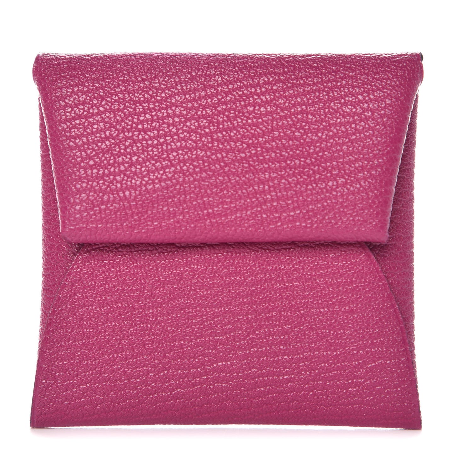 Chevre Mysore Bastia Coin Purse Rose Pourpre