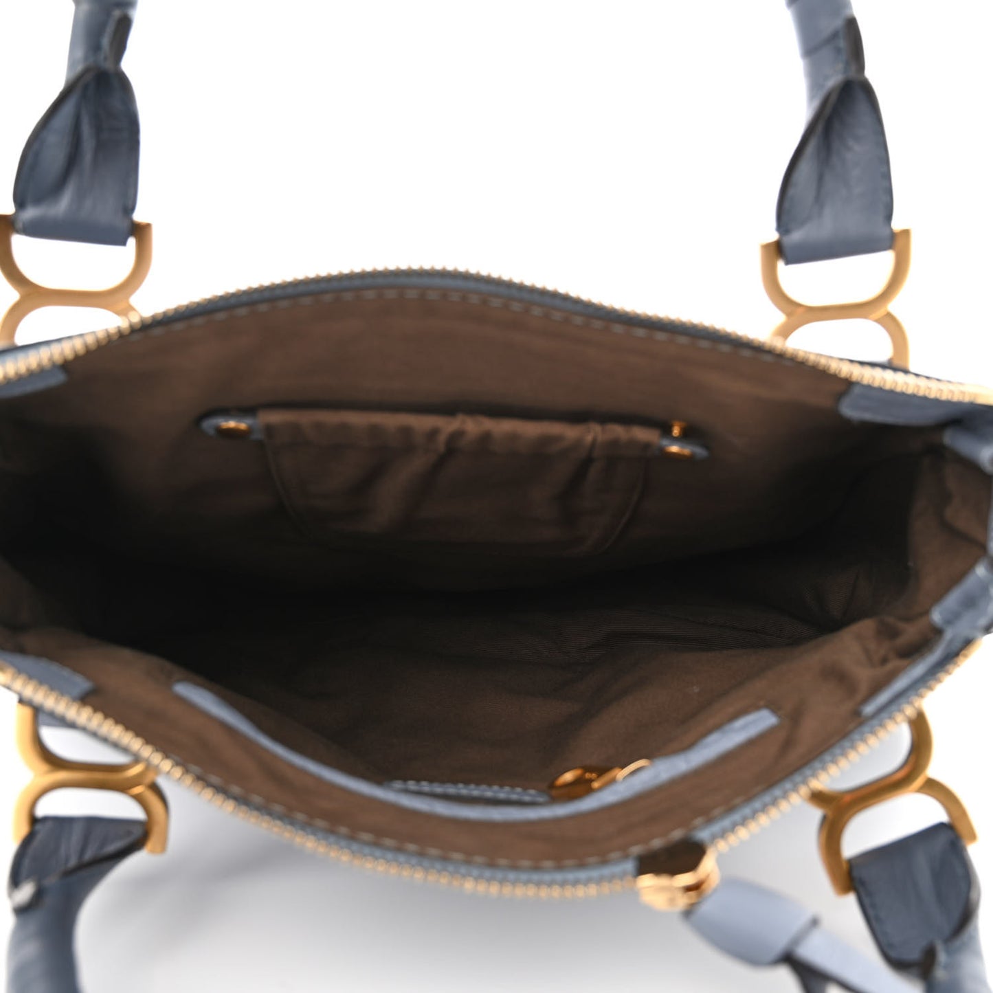 Calfskin Medium Marcie Satchel Street Blue