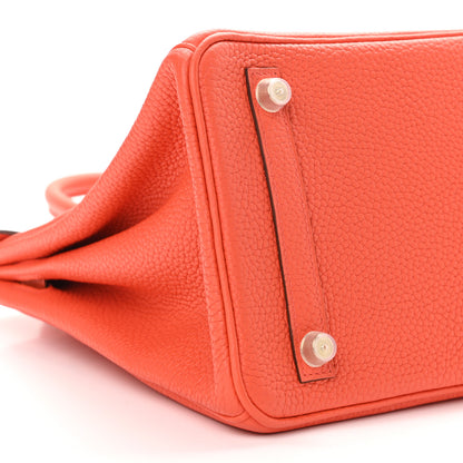 Hermes Togo Birkin 30 Orange Poppy 9 of 11