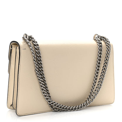 Gucci Textured Calfskin Crystal Small Dionysus Shoulder Bag Mystic White 3 of 11