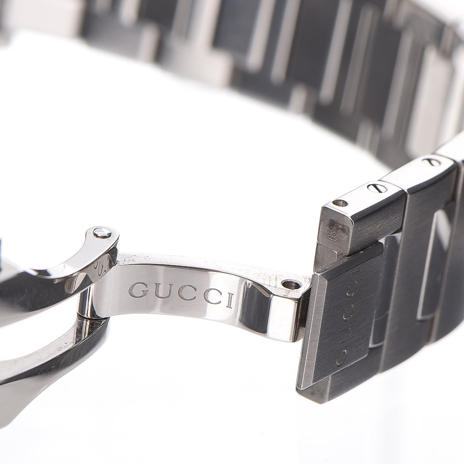 Gucci Stainless Steel Diamond Bezel Mother of Pearl 34mm Pantheon Chronograph Quartz Watch 8 of 9
