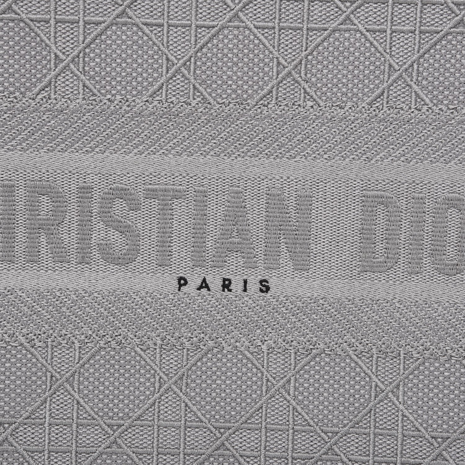 Christian Dior Embroidered Medium Book Tote Stone 7 of 10