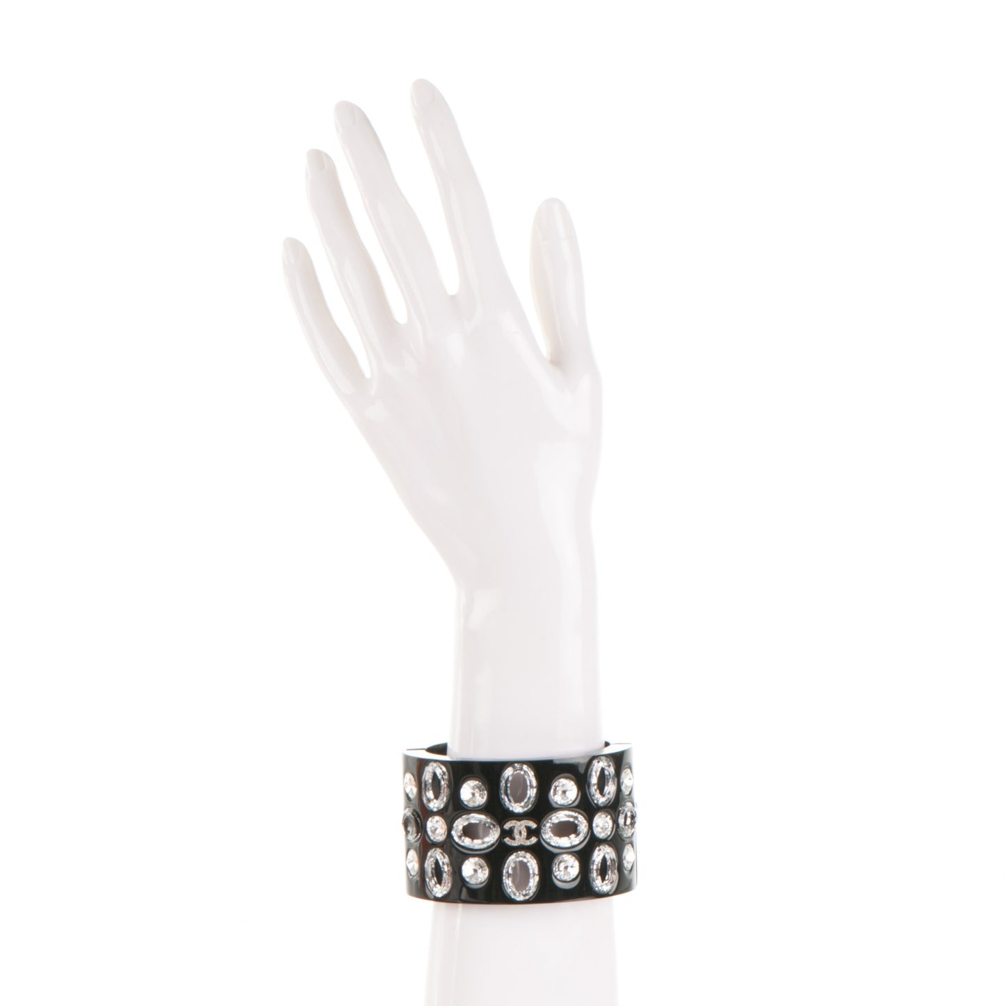 Resin Crystal CC Cuff Black