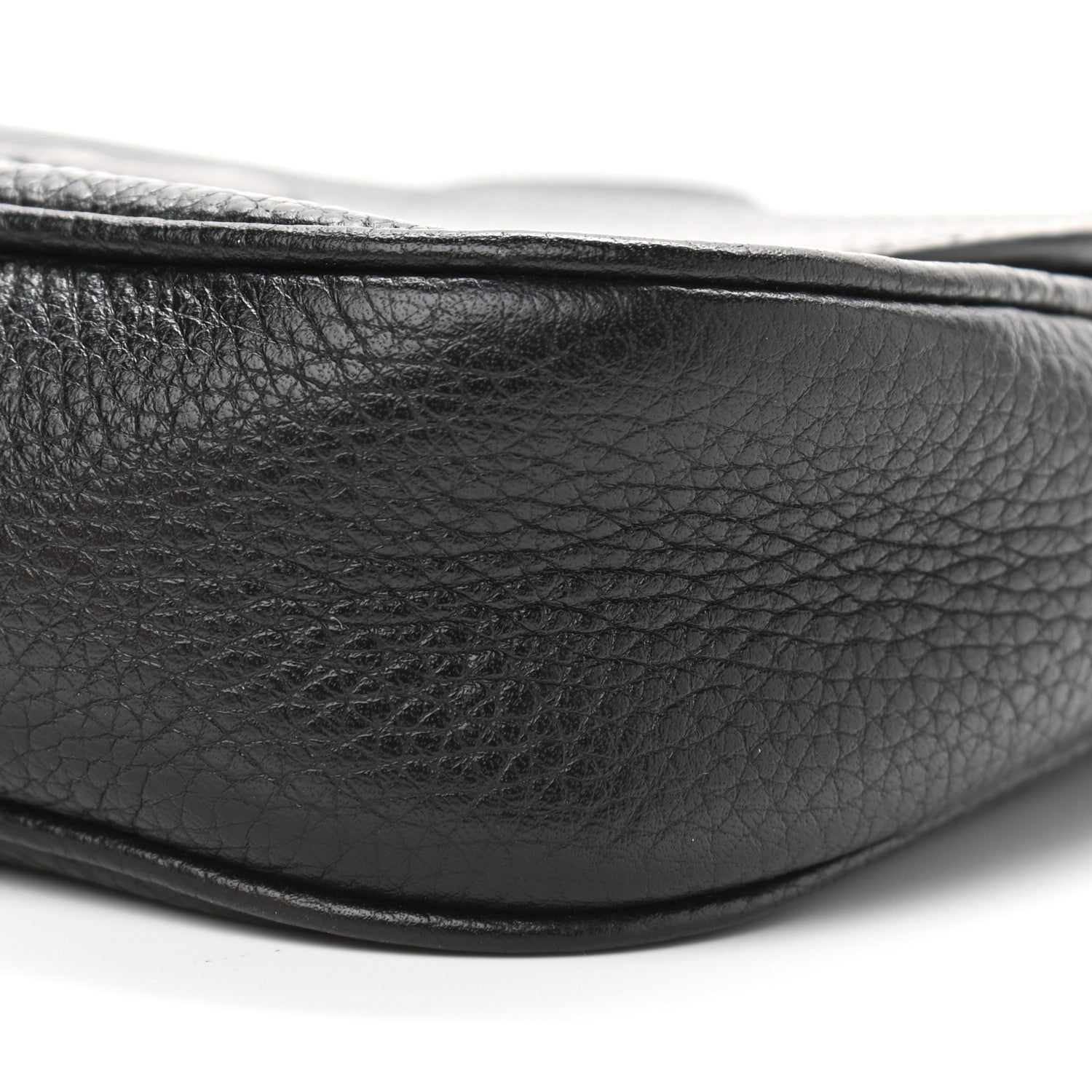 Gucci Pebbled Calfskin Medium Soho Flap Crossbody Black 10 of 10