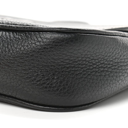 Gucci Pebbled Calfskin Medium Soho Flap Crossbody Black 10 of 10
