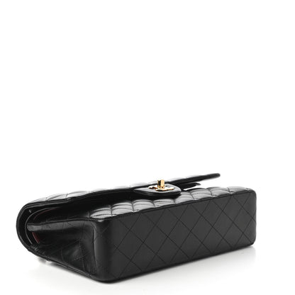 Chanel Lambskin Quilted Medium Double Flap Black 4 of 10