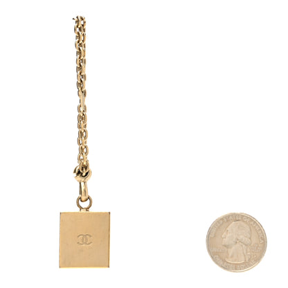 Chanel Resin Crystal Bag Charm Gold 2 of 4