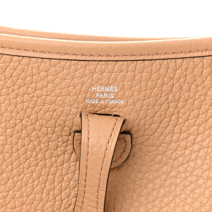 Hermes Taurillon Clemence Amazone Evelyne TPM Chai 6 of 11