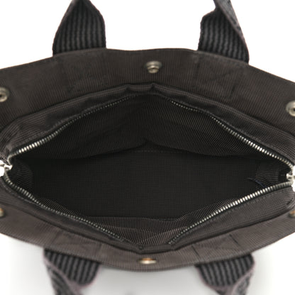 Hermes Canvas Tout Fourre PM Grey 5 of 9