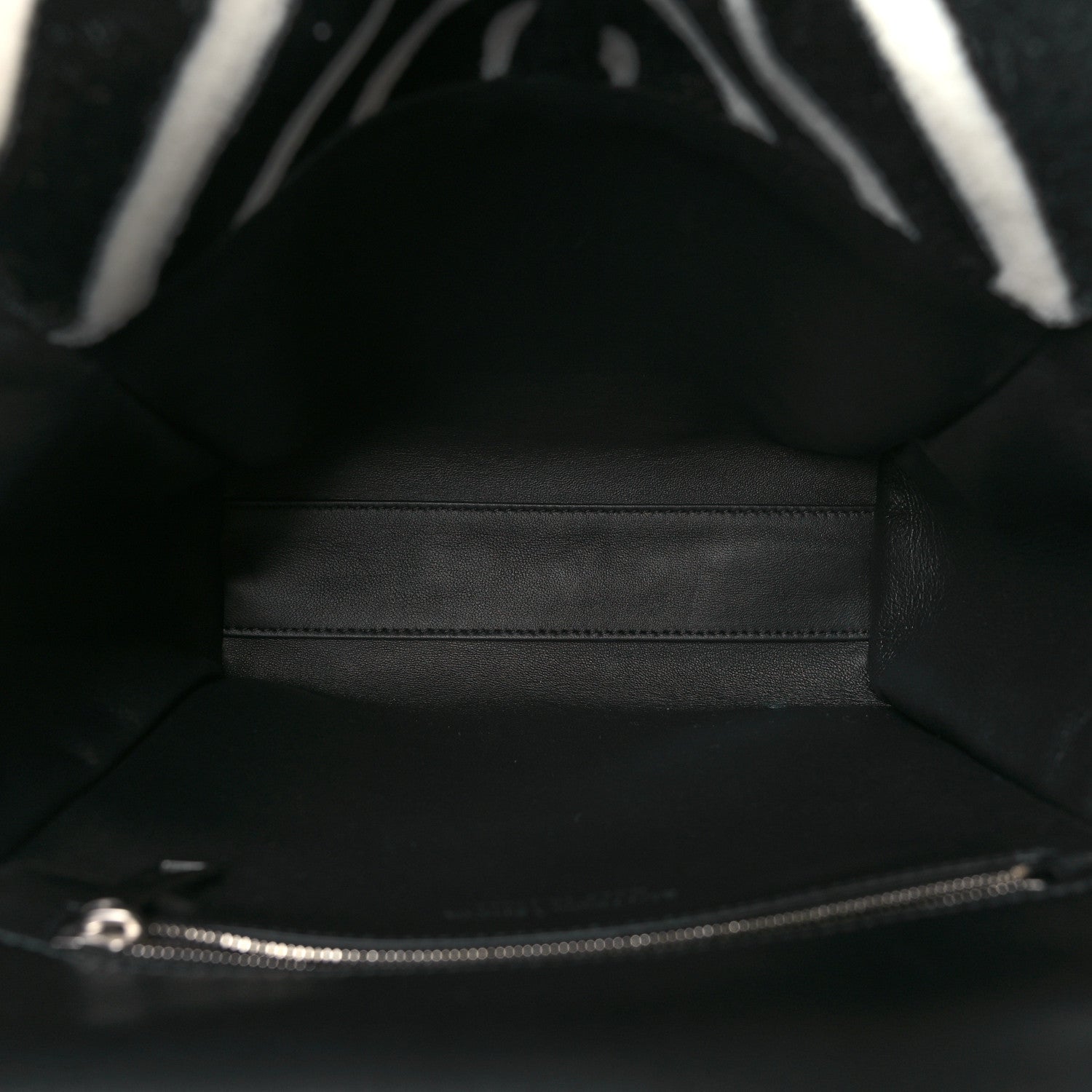 Bottega Veneta Tufted Zebra Clip Bag Black White 5 of 10