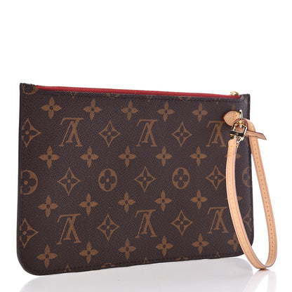 Louis Vuitton Monogram Neverfull MM GM Pochette Cherry 3 of 7