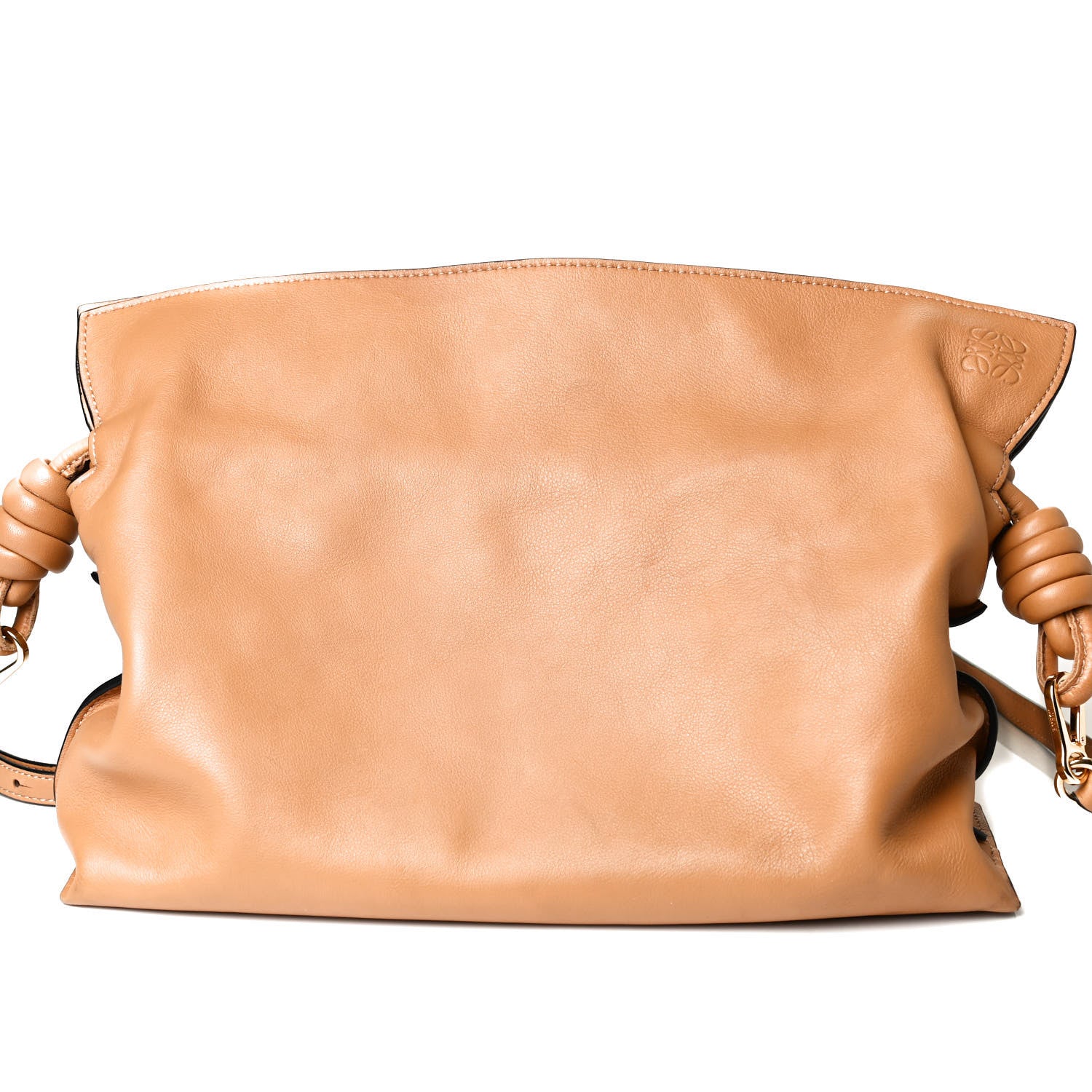 Loewe Nappa Flamenco Knot Clutch Warm Desert 22 of 23