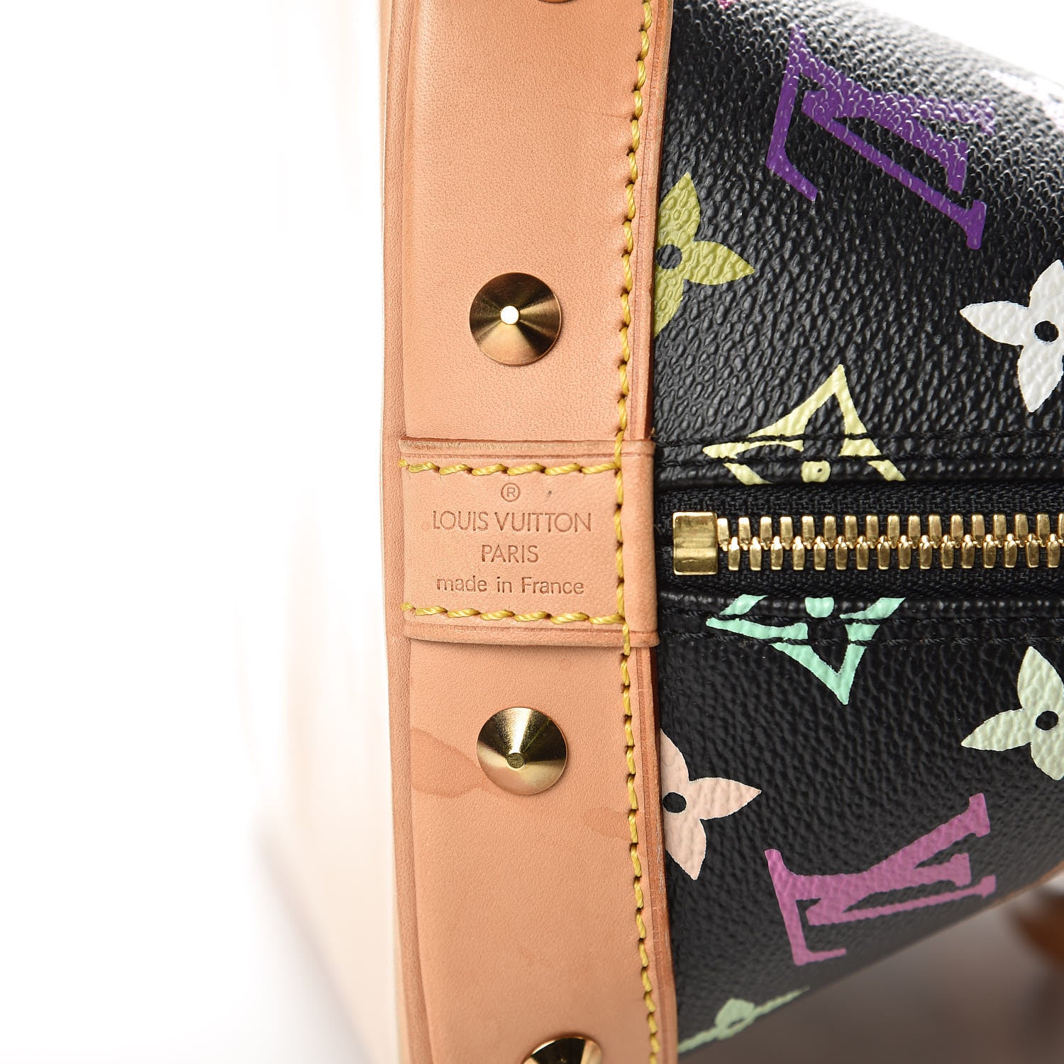 Louis Vuitton Monogram Multicolor Alma Black 7 of 15