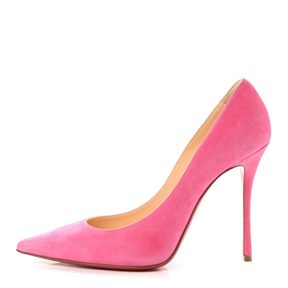 Christian Louboutin Suede Decoltish 100 Pumps 39.5 Pink 1 of 10