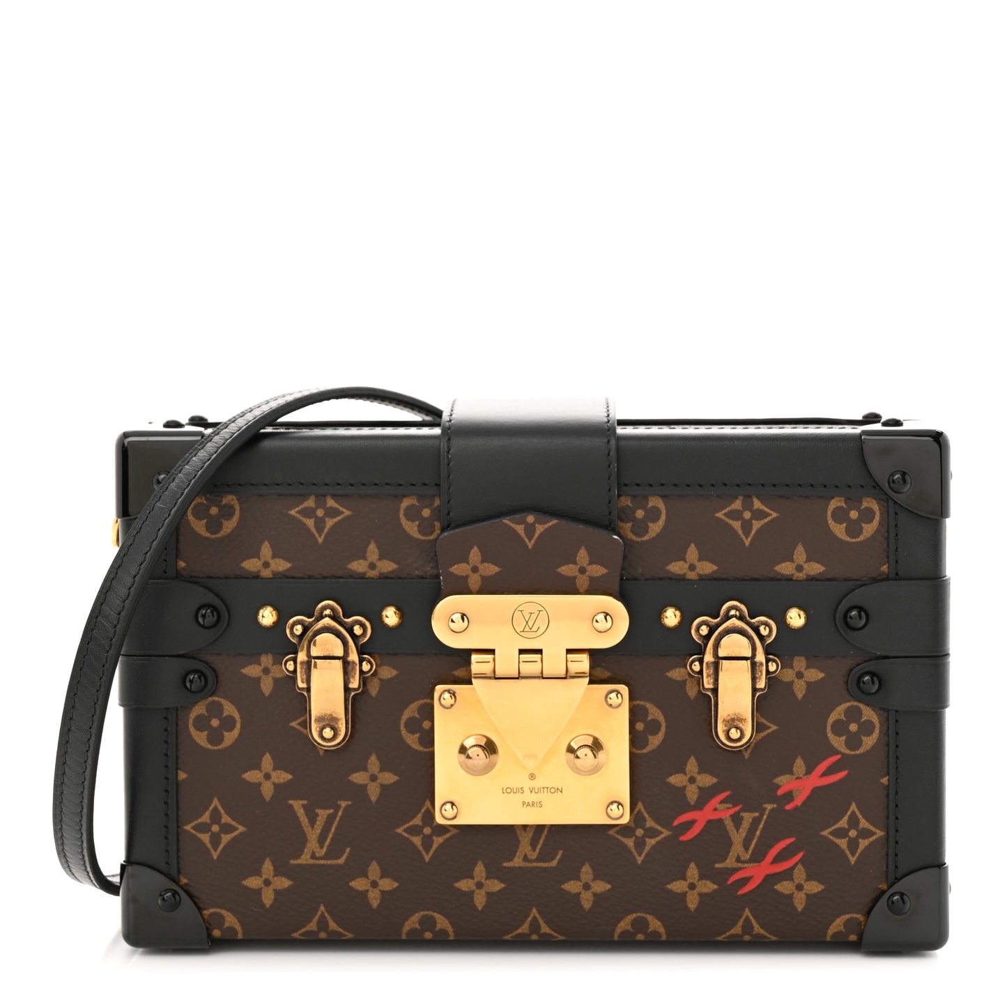 Monogram Petite Malle Black