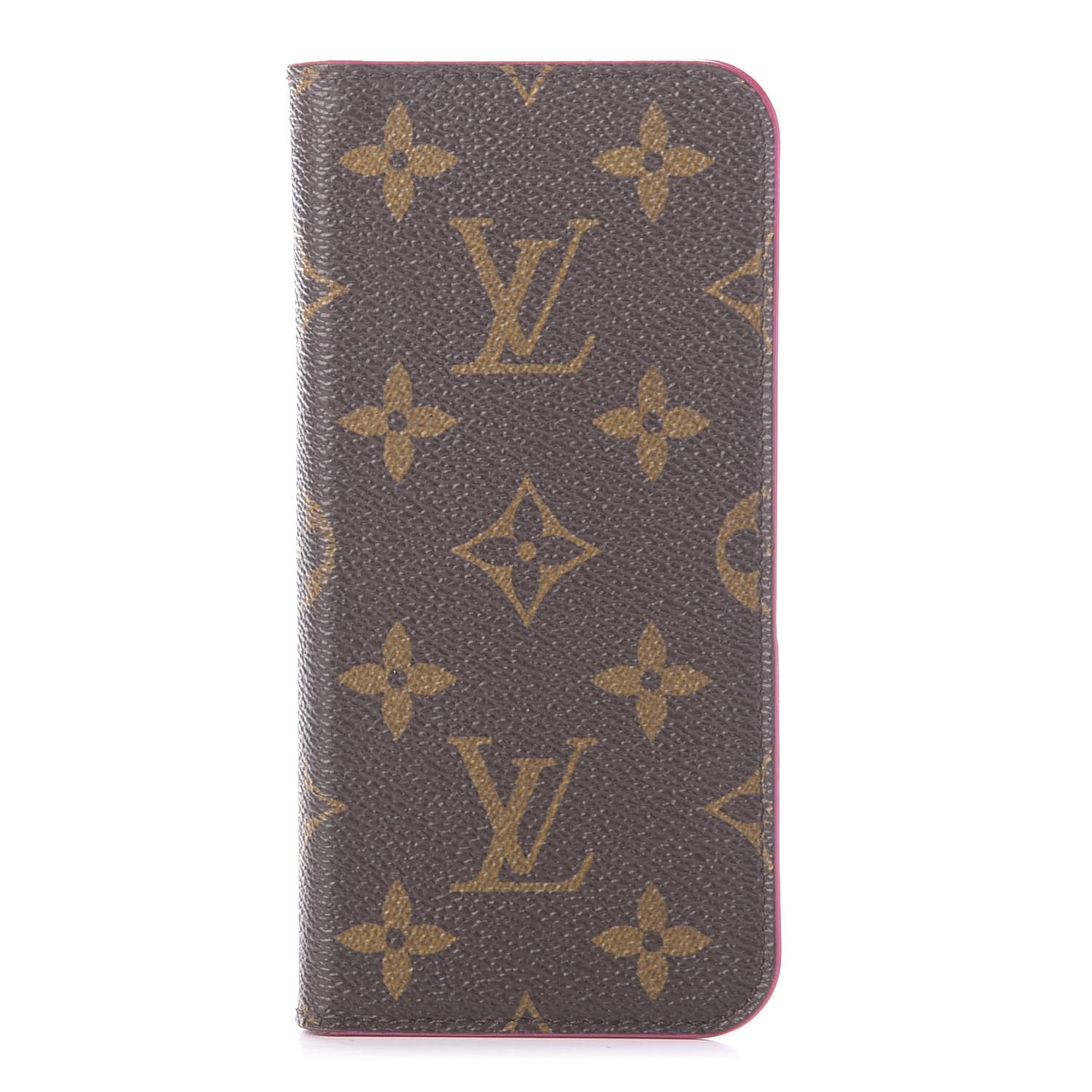 Louis Vuitton Monogram iPhone X Folio Case Rose Pop 1 of 10