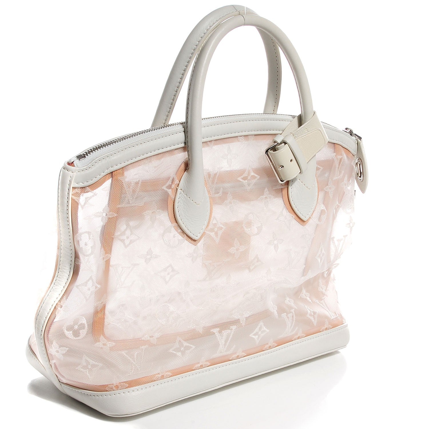 Louis Vuitton Monogram Transparence Lockit White 3 of 7