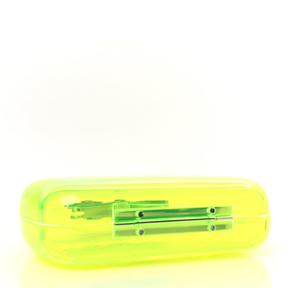 Alexander McQueen Resin Knuckle Clutch Neon Yellow 4 of 8
