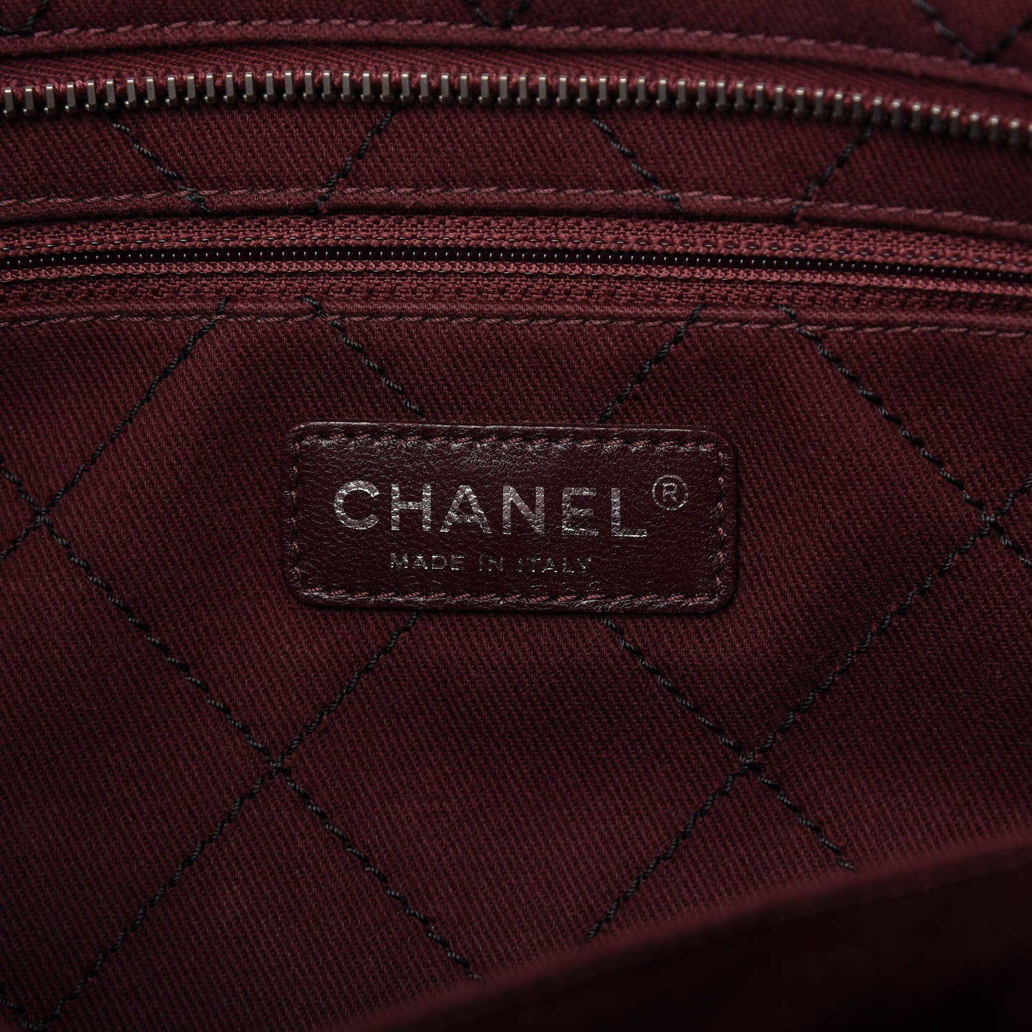 Chanel Grained Calfskin Quilted Small Daily Shopping Tote Black 9 of 10