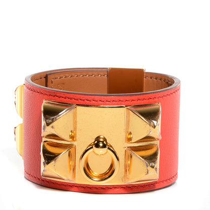 Hermes Swift Collier de Chien CDC Bracelet Small Sanguine 1 of 7