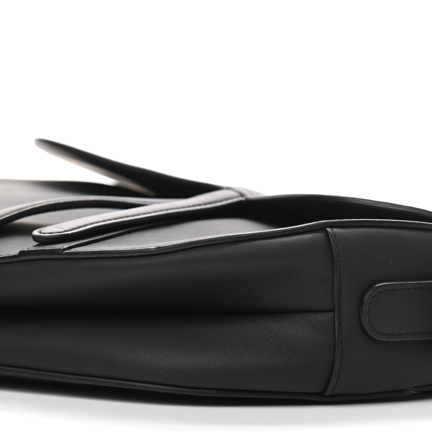 Christian Dior Ultra Matte Calfskin Saddle Bag Black 6 of 10