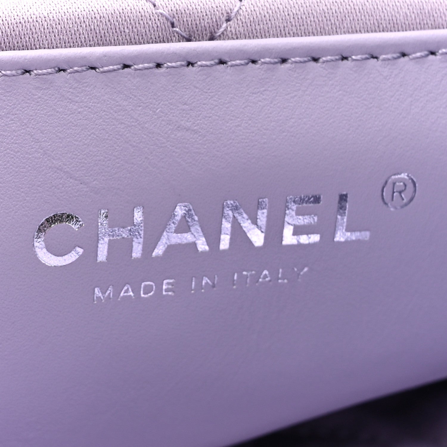 Chanel Metallic Calfskin Quilted Mini Chanel 22 Lilac 6 of 10