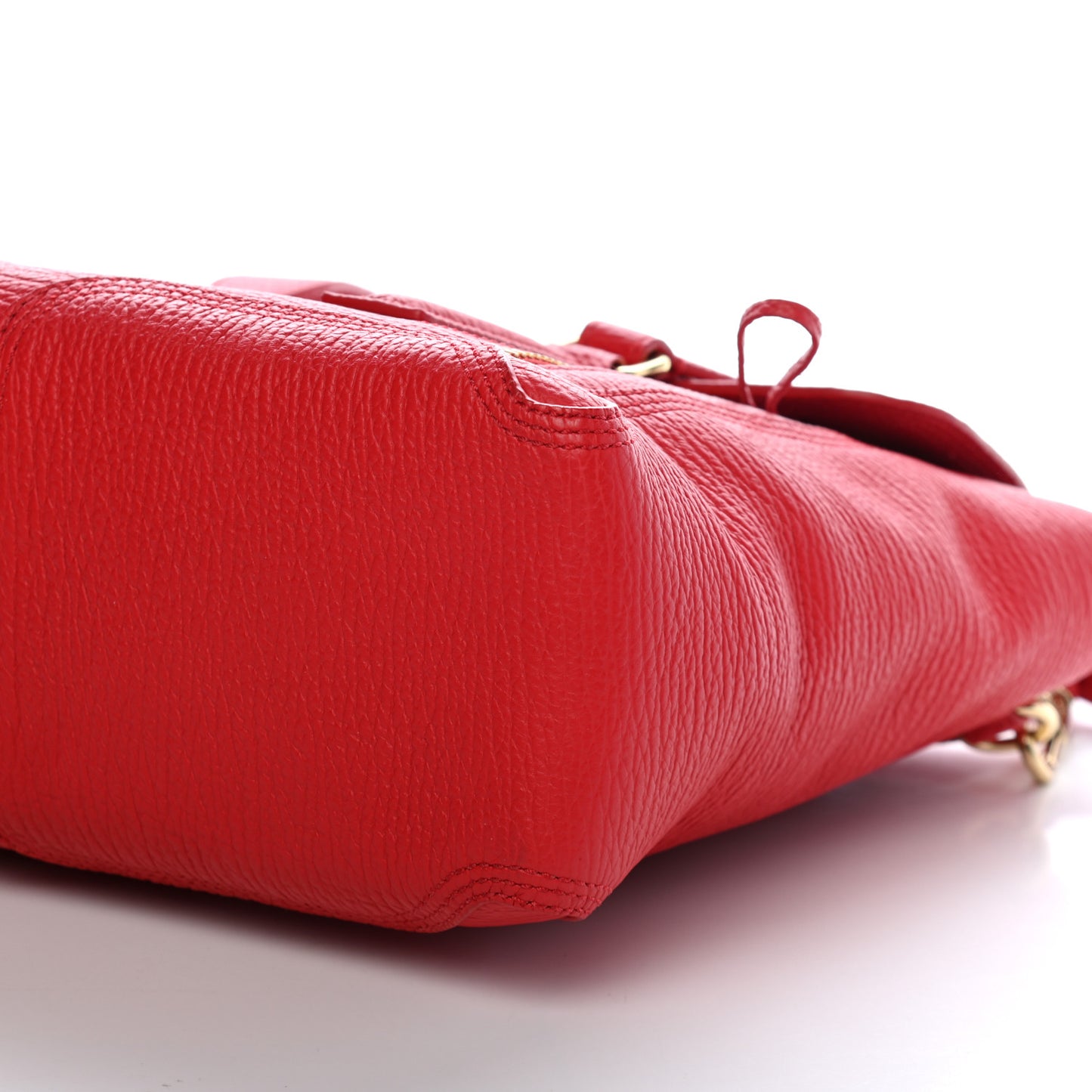 Textured Calfskin Medium Pashli Satchel Red