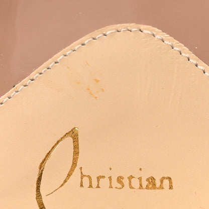 Christian Louboutin Patent Coxinelle 100 Pumps 35 Nude 9 of 15