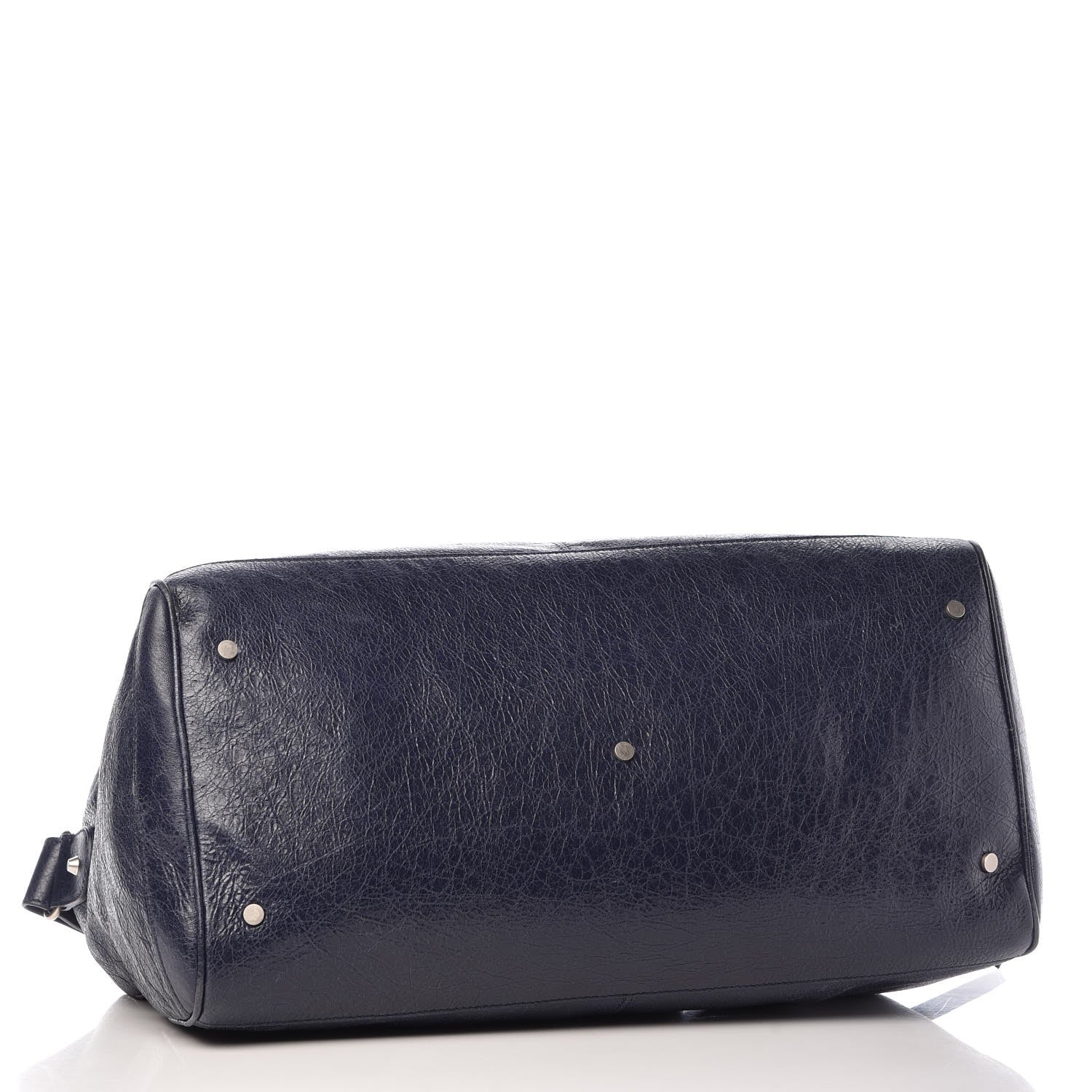 Balenciaga Agneau Classic Silver Hardware S Squash Boston Bleu Nuit Dark Sea 4 of 8