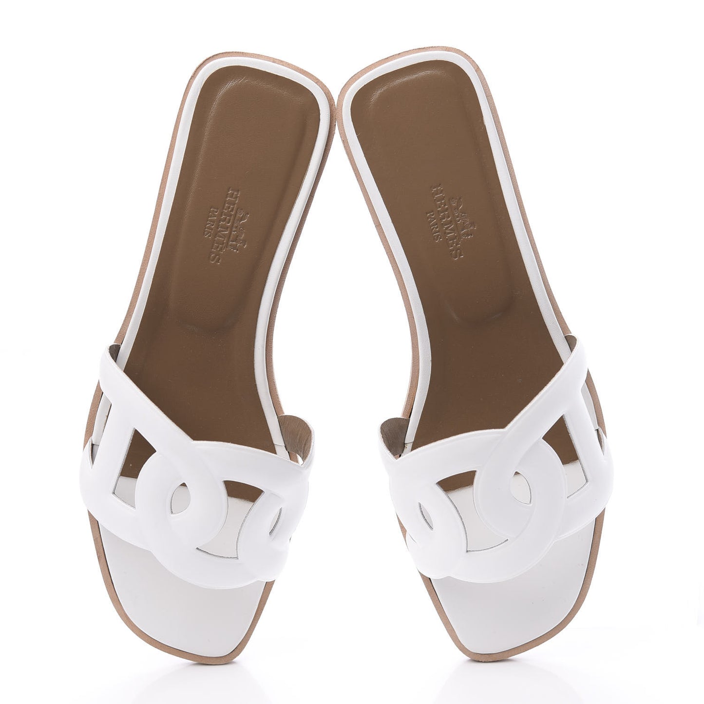 Calfskin Omaha Sandals 37.5 White
