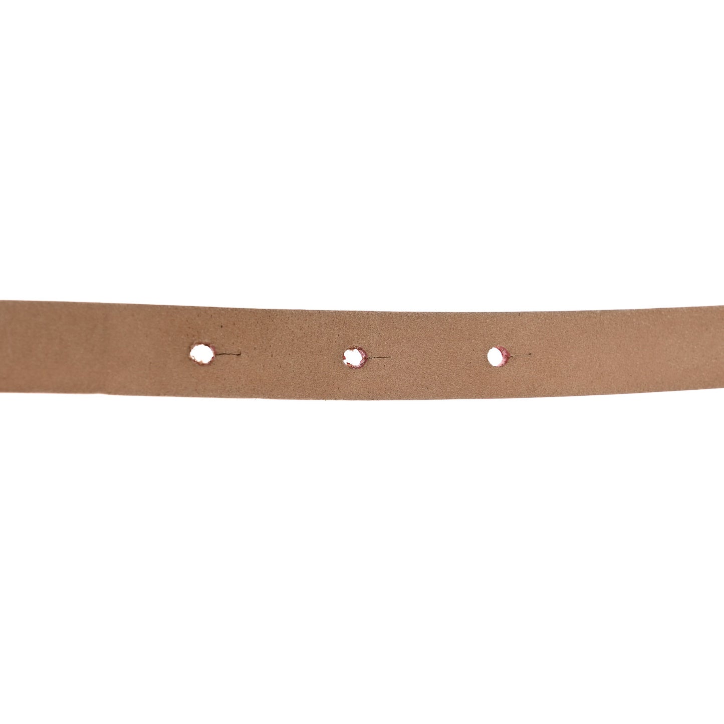 Patent Calfskin CC Logo Skinny Belt 75/30 Pink
