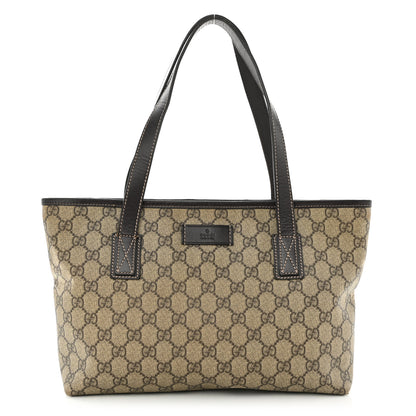 Gucci GG Supreme Monogram Small Joy Tote Dark Brown 1 of 15