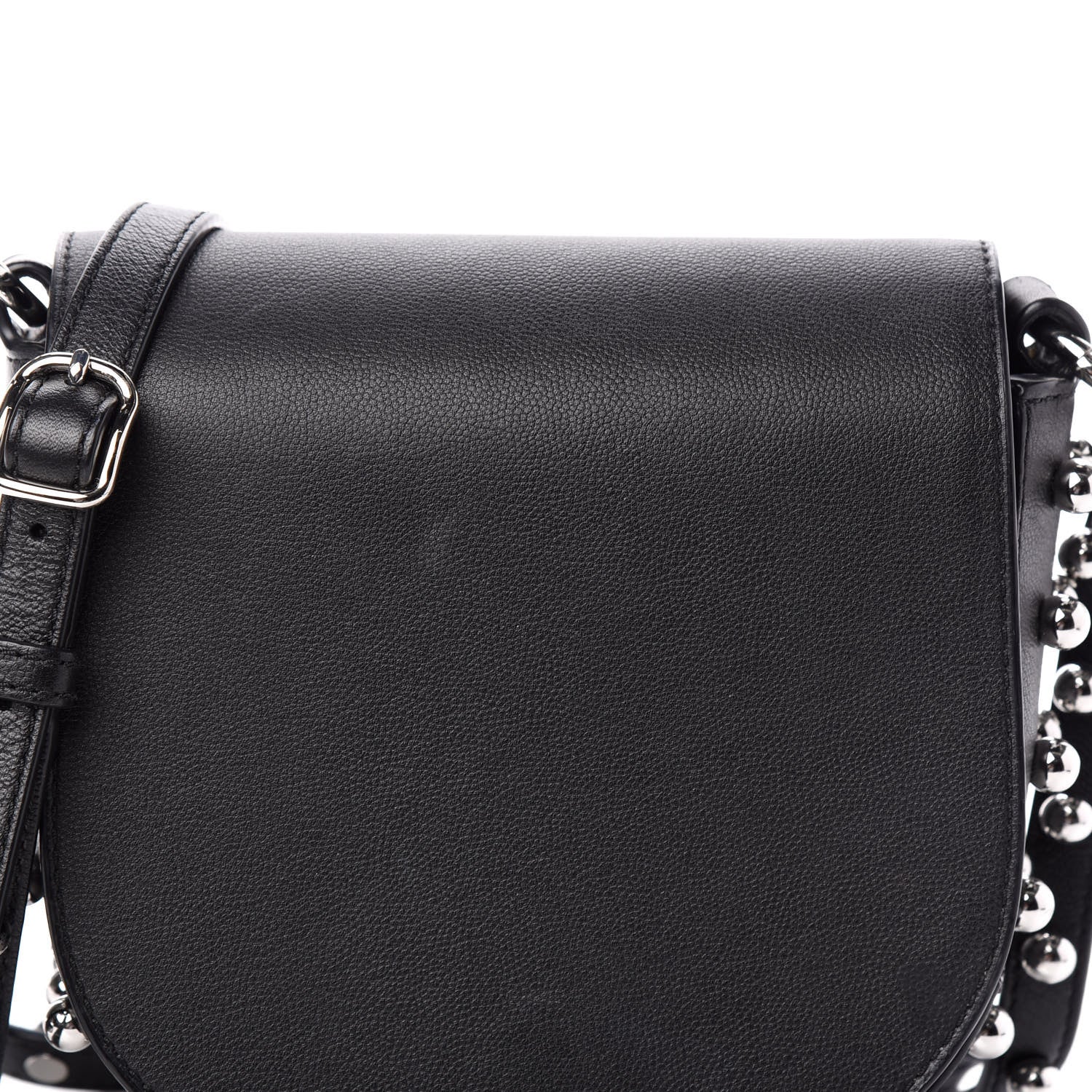 Alexander Wang Pebbled Calfskin Mini Lia Black Rhodium Hardware 7 of 9