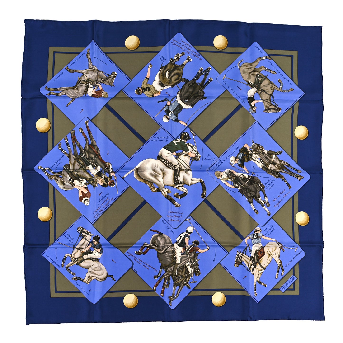 Silk Le Monde du Polo Scarf 90