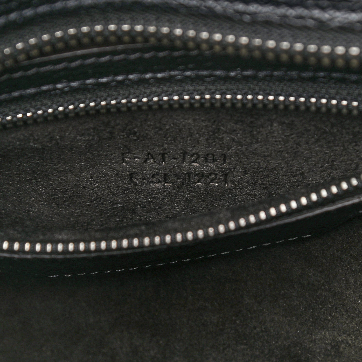 Celine Drummed Calfskin Micro Luggage Black 8 of 12