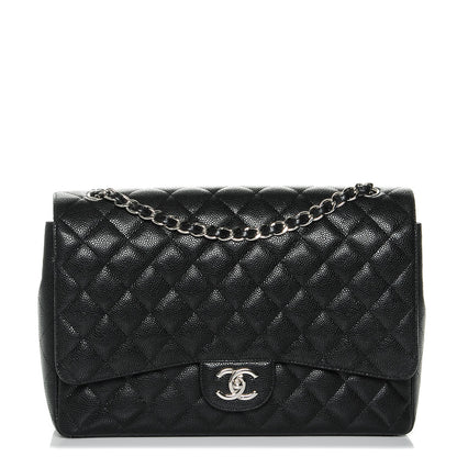 Chanel Caviar Quilted Maxi Double Flap Black 1 of 7