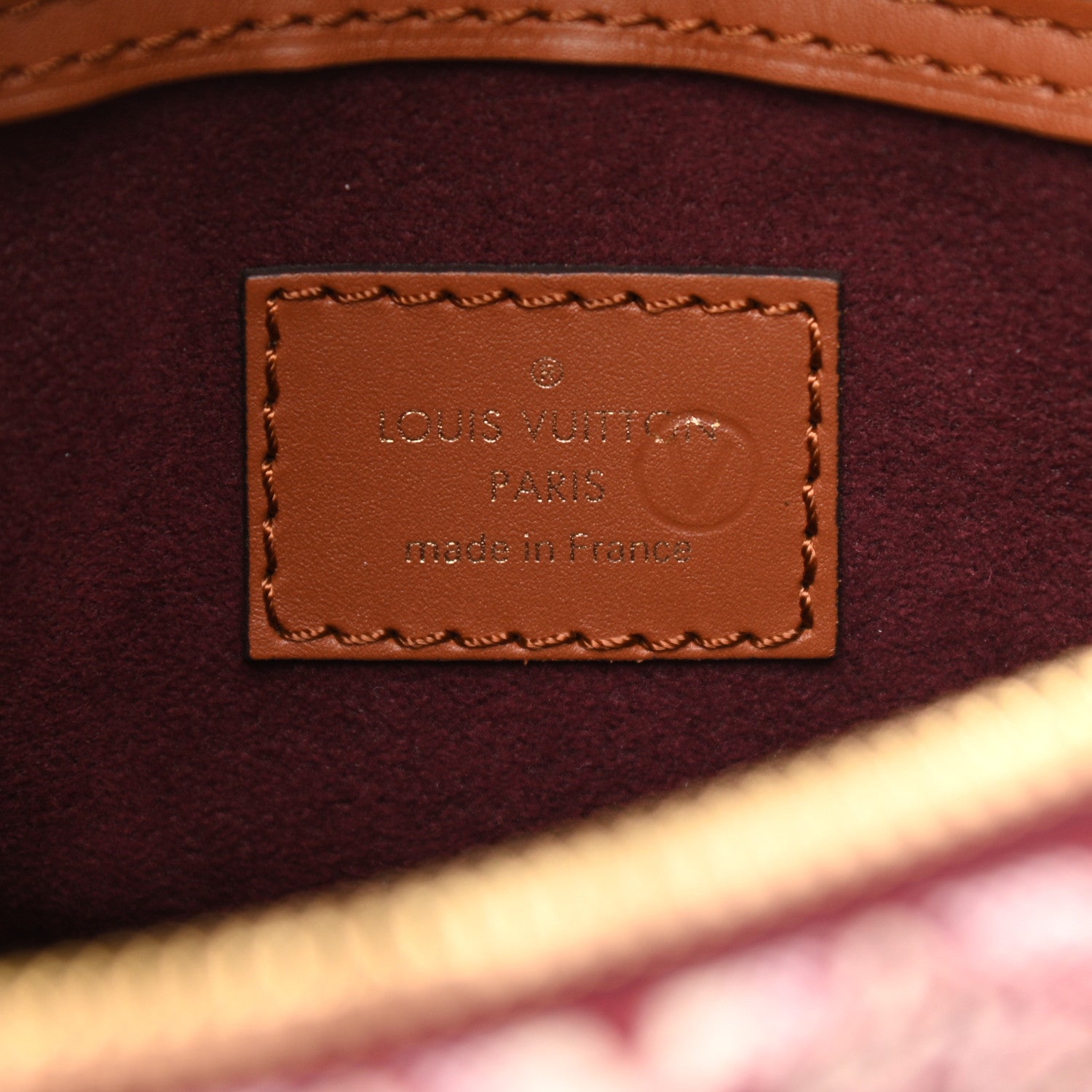 Louis Vuitton Jacquard Since 1854 Speedy Bandouliere 25 Bordeaux 6 of 10