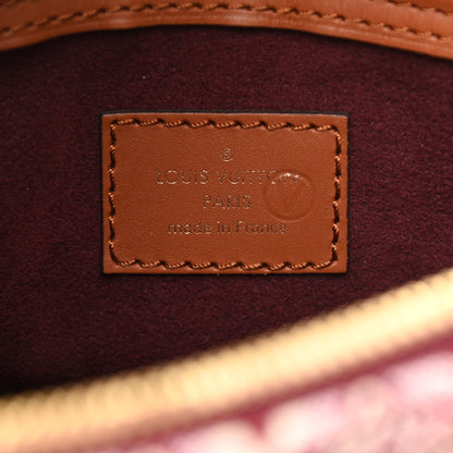 Louis Vuitton Jacquard Since 1854 Speedy Bandouliere 25 Bordeaux 6 of 10