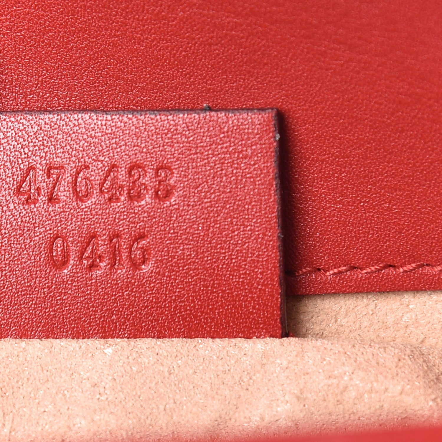 Gucci Calfskin Matelasse Super Mini GG Marmont Shoulder Bag Hibiscus Red 8 of 11