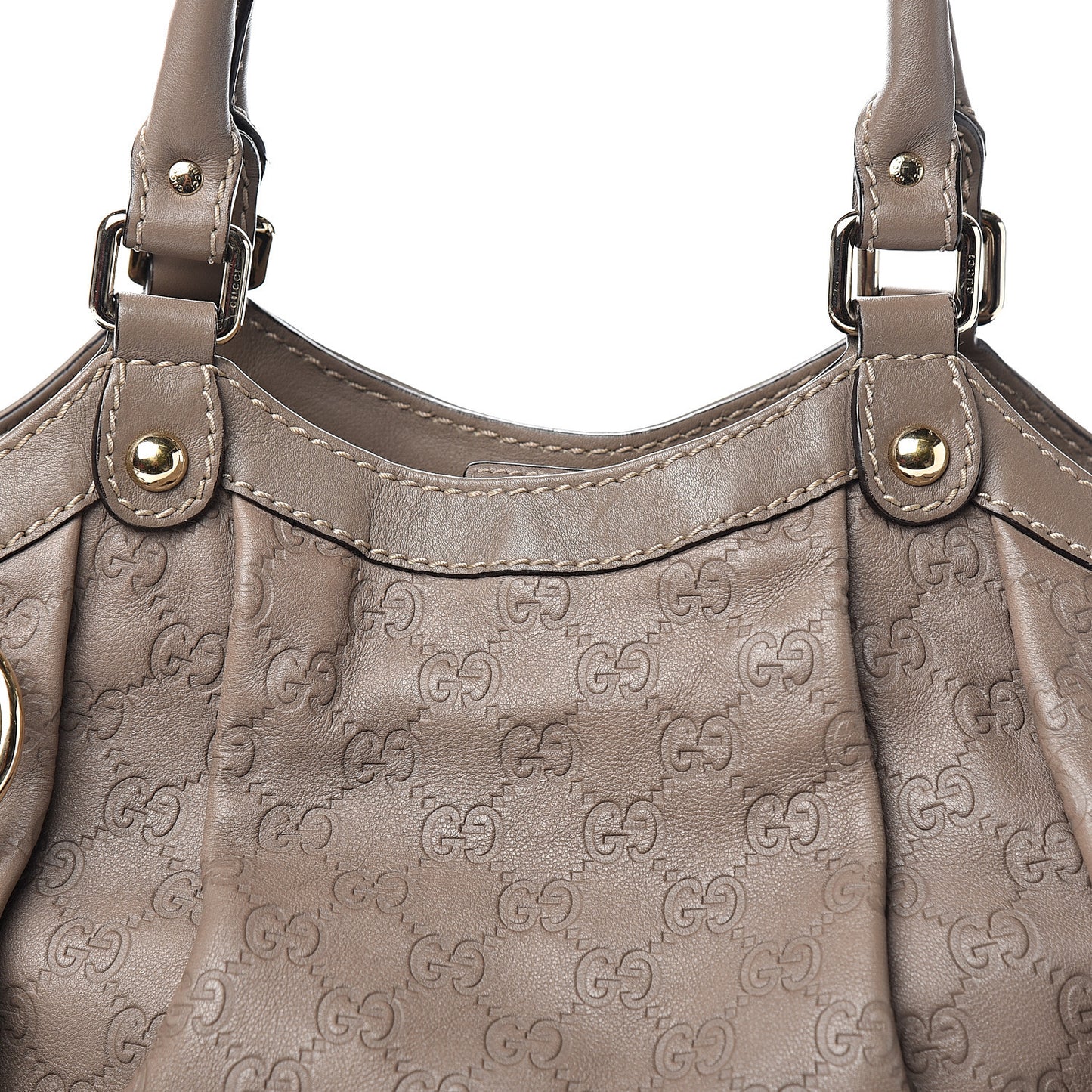 Guccissima Medium Sukey Tote Taupe